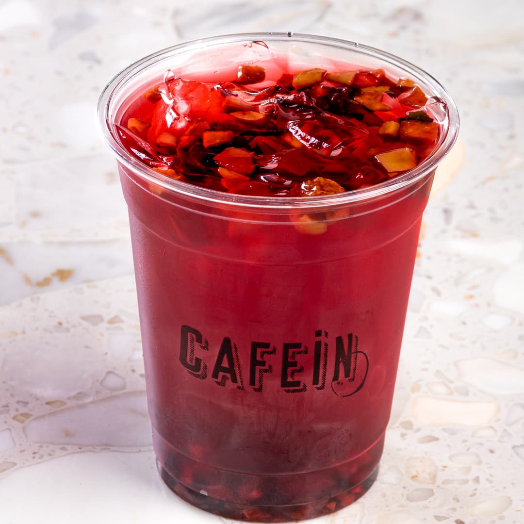 Tea cranberry frio