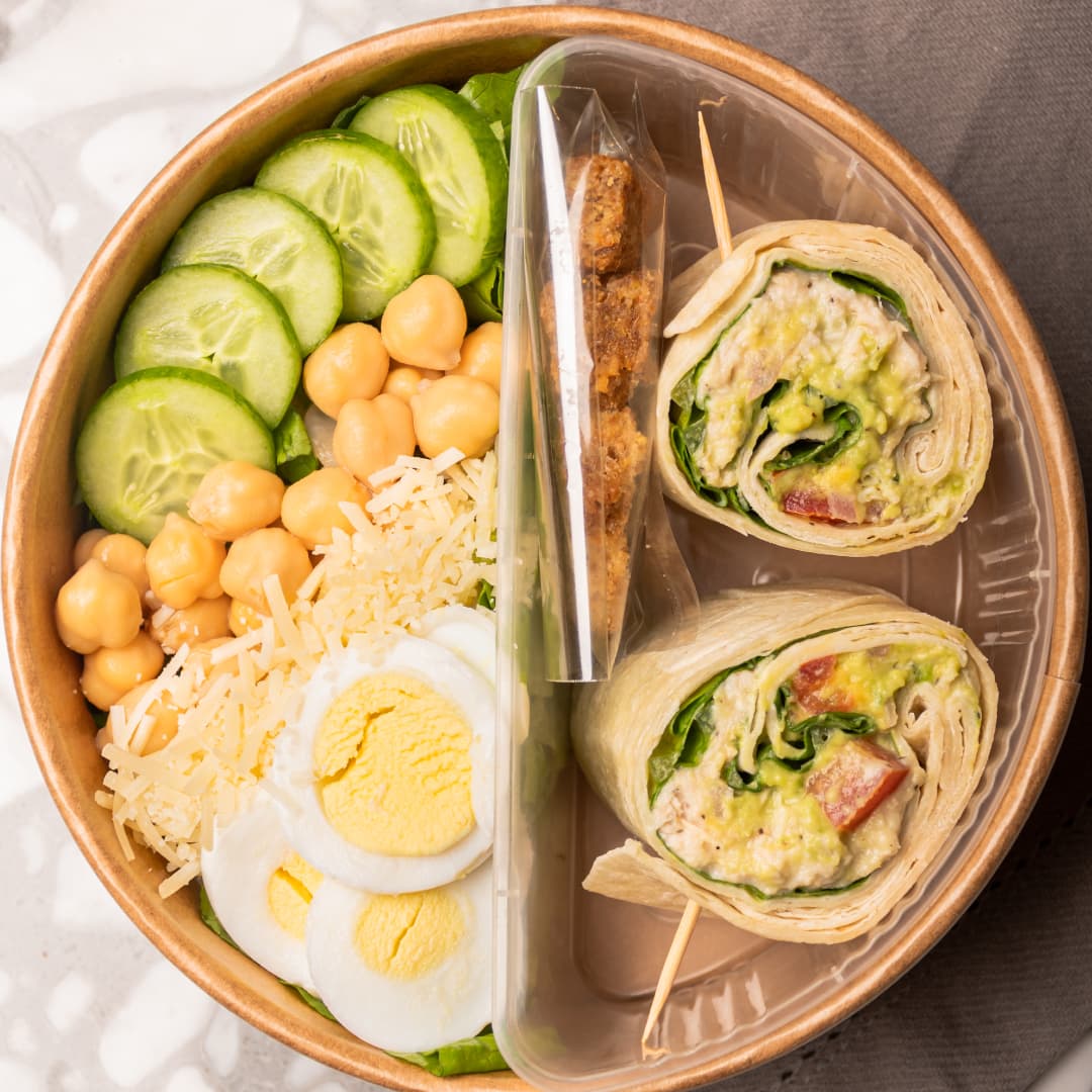 COMBO KETO STYLE CAESAR SALAD - TUNA WRAP
